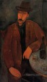 man with a glass of wine Amedeo Modigliani